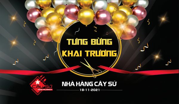 Phông Nền Khai Trương Vector Đơn Giản Mà Tinh Tế 