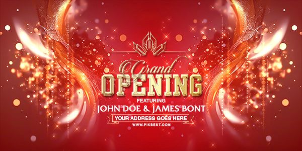 Phông Nền Khai Trương File Vector Dễ Chỉnh Sửa 