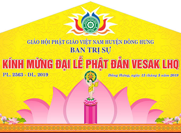 Backdrop Phật Đản Vector Chất Lượng Cao 