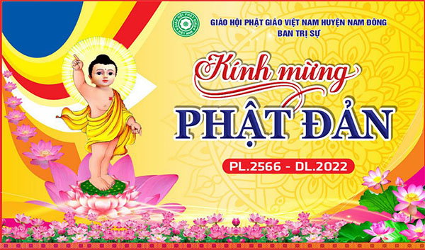 Tải Backdrop Phật Đản Vector Miễn Phí 