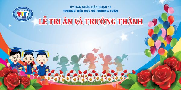 Backdrop Tốt Nghiệp Cho Trường Mầm Non, Tiểu Học