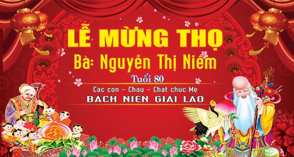 Phông Lễ Mừng Thọ Vector Chuyên Nghiệp, Dễ Tùy Chỉnh 