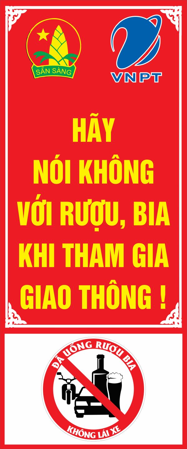 Băng Rôn Nâng Cao Ý Thức Khi Lưu Thông Trên Đường 
