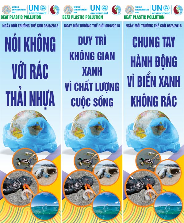 Thiết Kế Băng Rôn Chống Ô Nhiễm Môi Trường