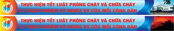 Băng Rôn Nâng Cao Nhận Thức Phòng Cháy Chữa Cháy 