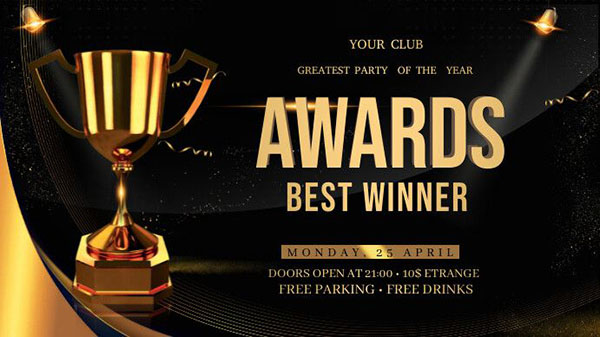 Bảng Trao Cúp, Huy Chương Vector Đẹp Nhất 2025 