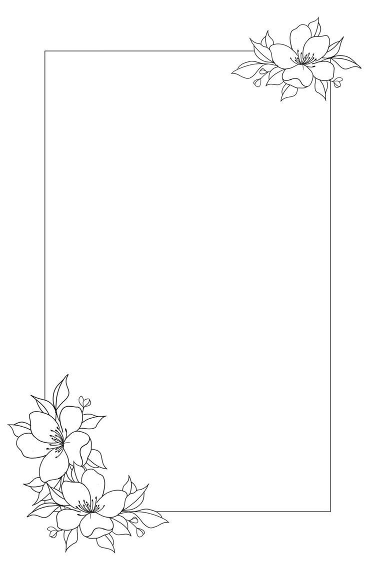 Thiết Kế Khung Hoa Vector Ấn Tượng