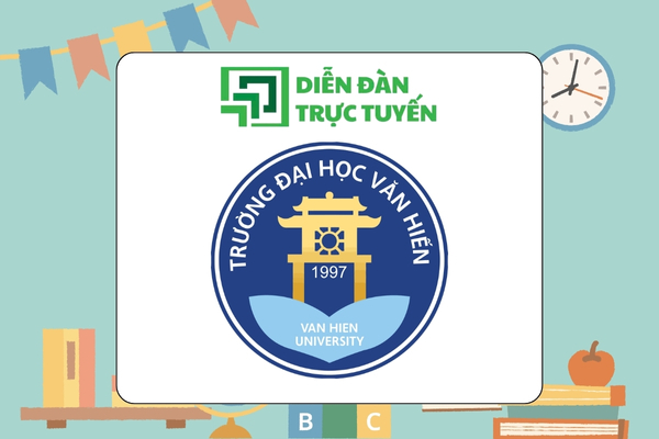 Avatar Logo Đại Học Văn Hiến Vector