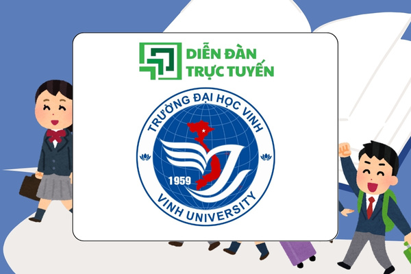 Avatar Logo Đại Học Vinh Vector