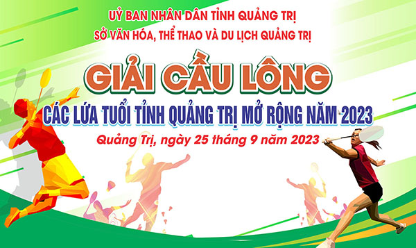 Tải Miễn Phí Backdrop Cầu Lông File Vector 