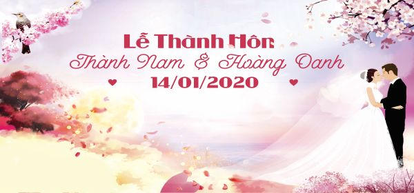 Backdrop Vector Đám Cưới Ngoài Trời Cực Chill