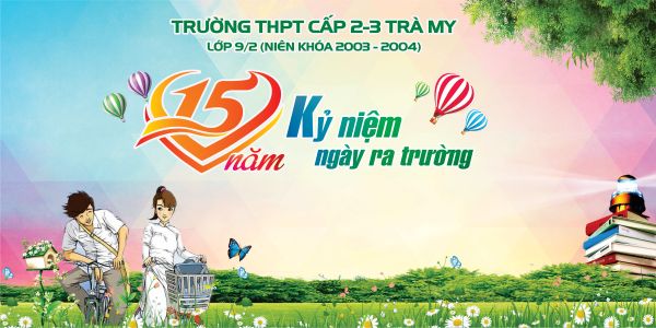 Thiết Kế Backdrop Lễ Ra Trường Vector Độc Đáo, Cảm Xúc