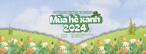 Thiết Kế Backdrop Mùa Hè Xanh Định Dạng Vector 