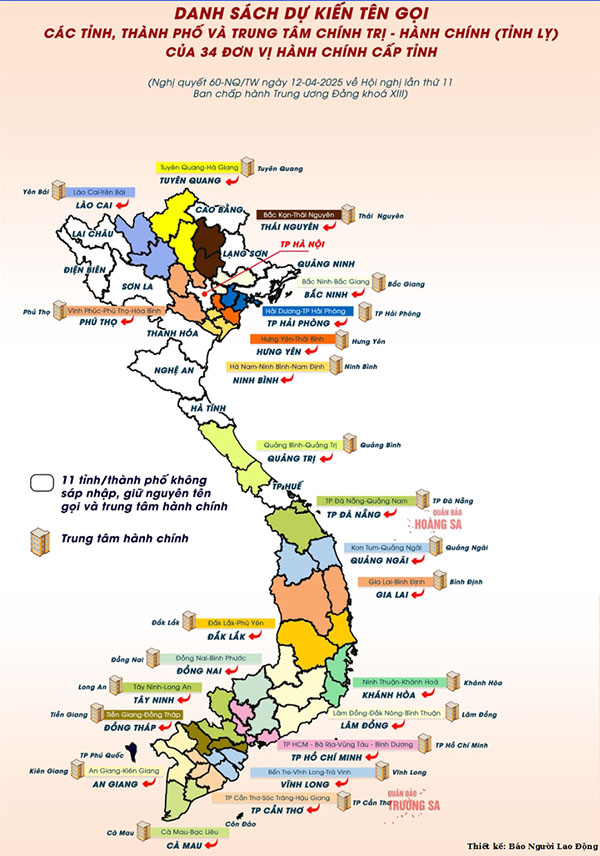 Bản Đồ Việt Nam 34 Tỉnh Vector Cho Thiết Kế 