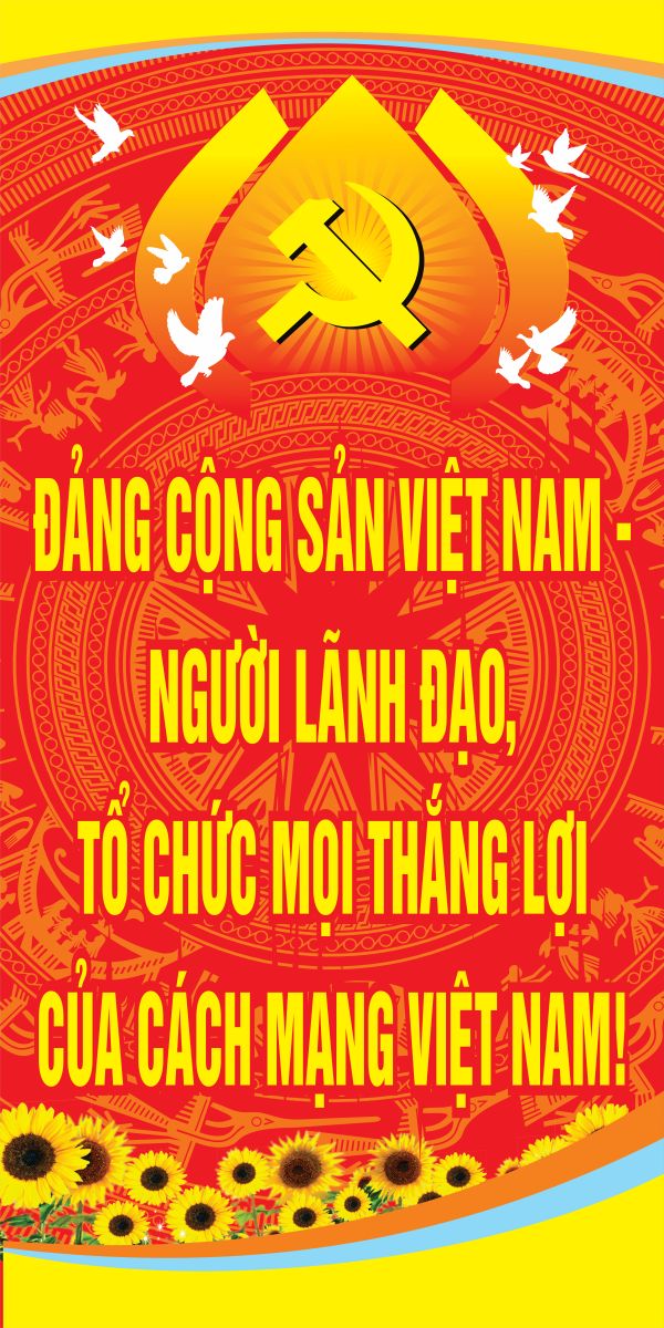 Băng Rôn Đại Hội Đảng Vector Đẹp, Dễ Chỉnh Sửa 