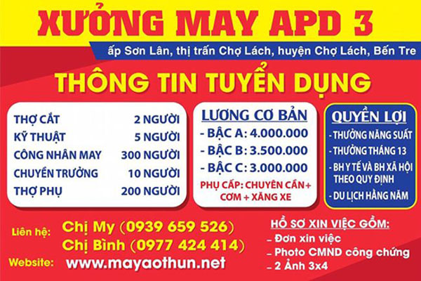 Băng Rôn Tuyển Dụng Vector Cho Công Ty, Nhà Máy