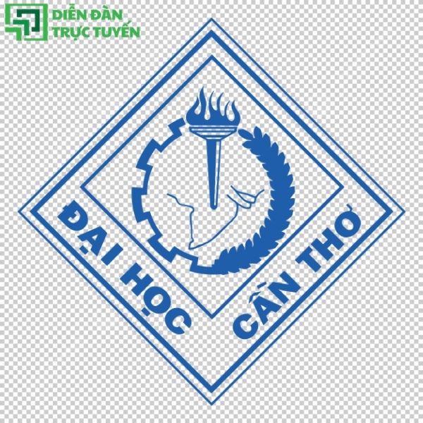 Logo đại học cần thơ PNG