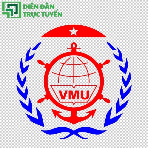 Logo Đại học Hàng Hải Việt Nam tách nền
