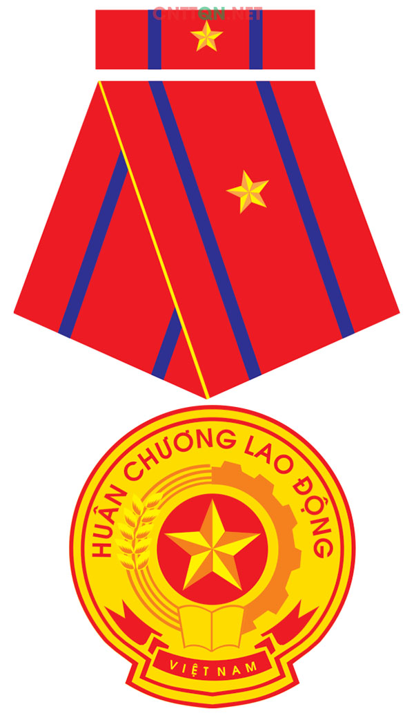 Huân Chương Lao Động File Vector Rõ Nét