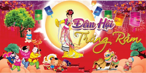 Phông Trung Thu Cho Sự Kiện Thiếu Nhi – Tết Đoàn Viên
