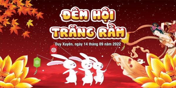 File Phông Nền Trung Thu Vector Trang Trí Sân Khấu
