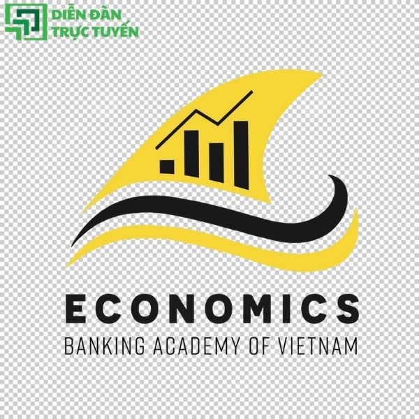 Logo Học Viện Ngân Hàng tách nền
