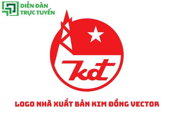 Logo Nhà Xuất Bản Kim Đồng vector sắc nét