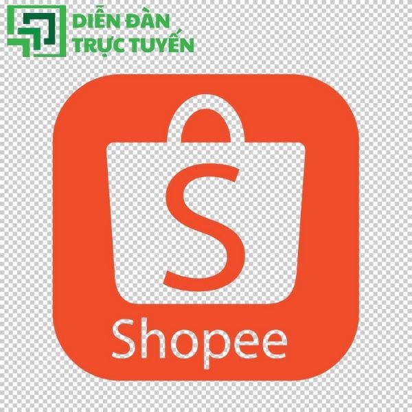 Logo Shopee nổi bật với tông cam đặc trưng