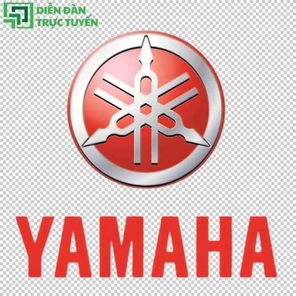 Biểu tượng logo yamaha màu đỏ