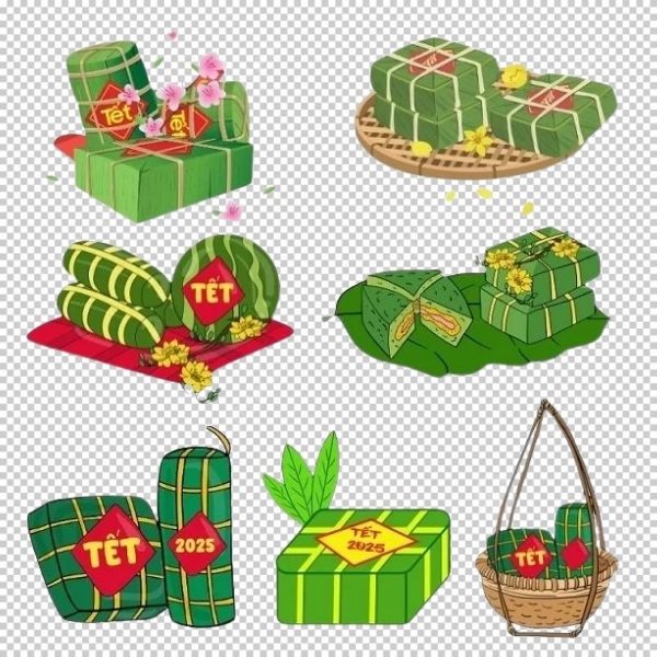 File bánh chưng – tệp đồ họa không thể thiếu dịp Tết