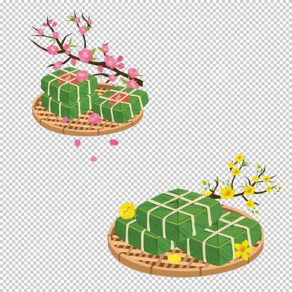 File bánh chưng vector chất lượng cao