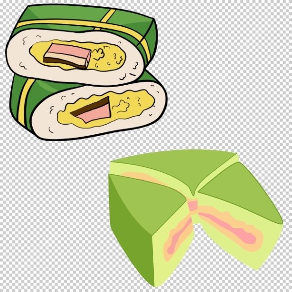 Tạo không khí Tết với mẫu bánh chưng