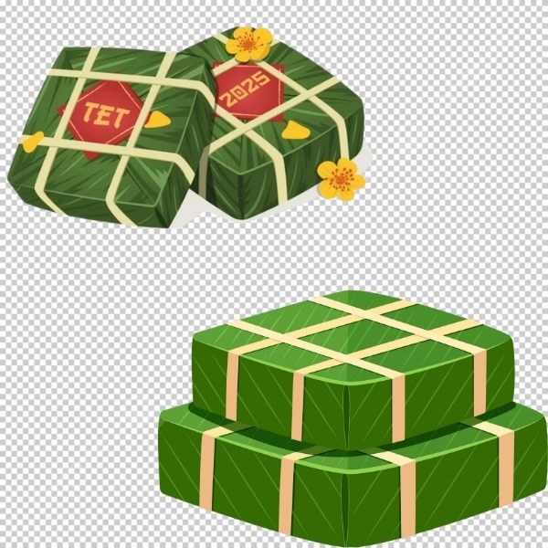 Mẫu bánh chưng hiện đại, tinh gọn