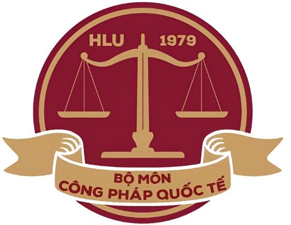Logo Đại học Luật Hà Nội bộ môn công pháp quốc tế 