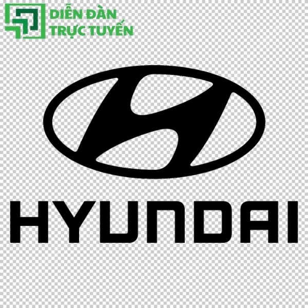 Logo Hyundai đen