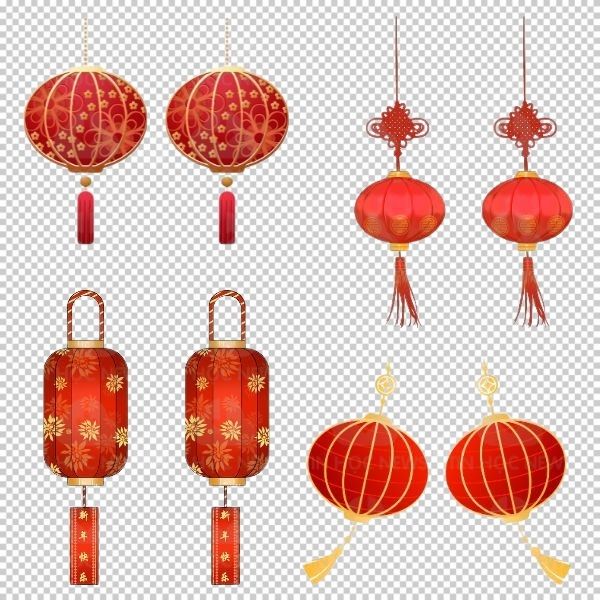 Đèn lồng treo Tết đỏ thắm đón lộc mới