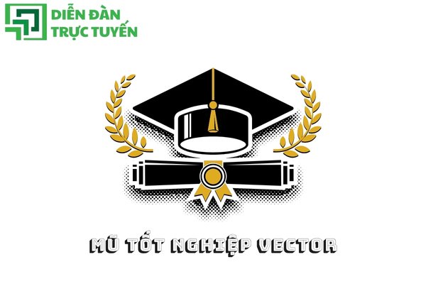 Mũ tốt nghiệp vector