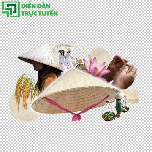 File nón lá PNG đẹp, dễ sử dụng trong thiết kế