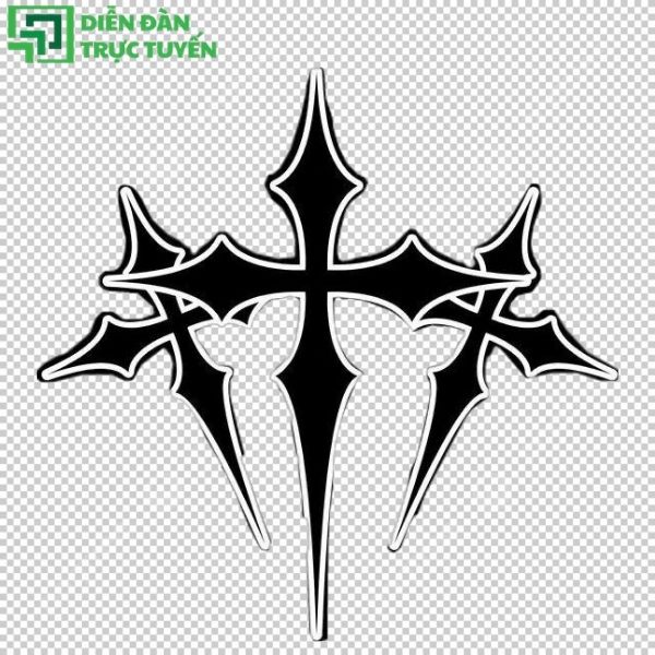 Hình cây thánh giá đẹp dạng vector