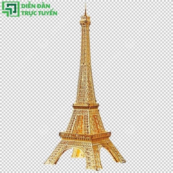 Hình ảnh tháp Eiffel Paris vector chất lượng cao