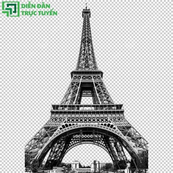 Tháp Eiffel Paris clipart PNG nền trong suốt