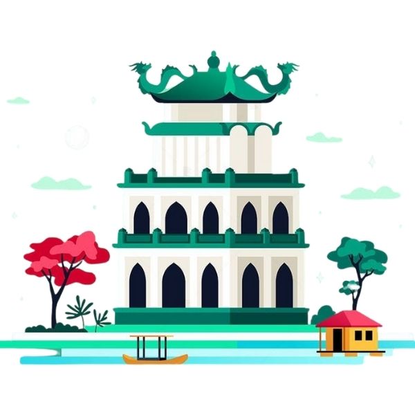 biểu tượng hà nội vector miễn phí