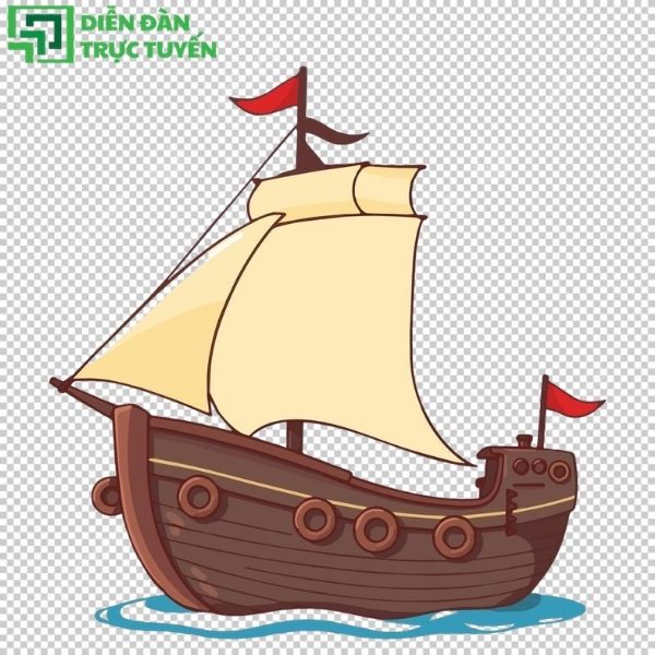 Tải thuyền vector miễn phí phục vụ thiết kế banner và poster.