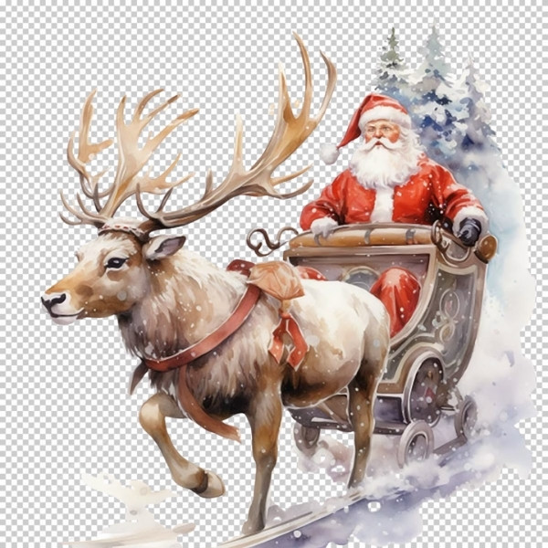 Vector xe tuần lộc