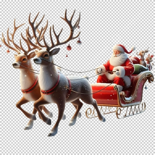 Mẫu tuần lộc vector PNG tách nền