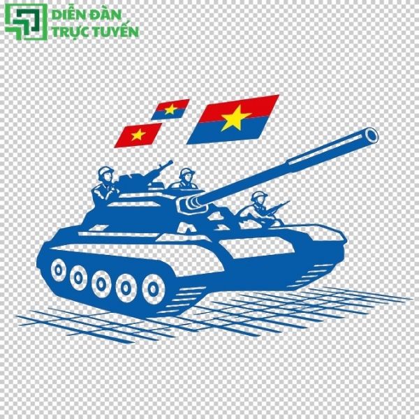 Vector xe tăng quân đội mạnh mẽ