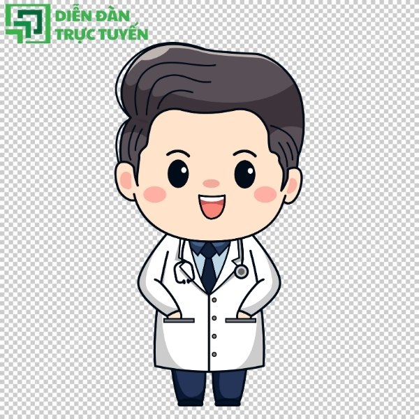 Ảnh minh họa bác sĩ vector sắc nét, chuẩn file thiết kế