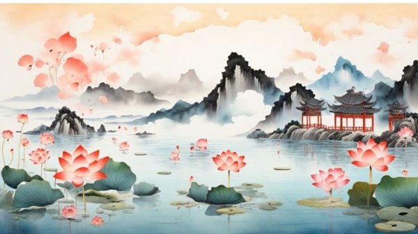 File vector nền hoa sen sắc nét, dễ chỉnh sửa, hoàn hảo cho in ấn chuyên nghiệp