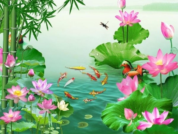 Background hoa sen vector đơn giản cho thiết kế tâm linh