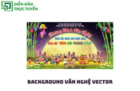 Tải background văn nghệ vector sân khấu ánh đèn LED